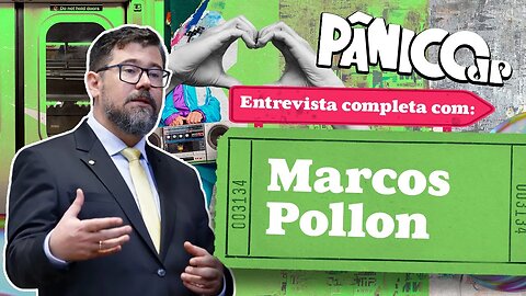 MARCOS POLLON É ENTREVISTADO PELO PÂNICO; ASSISTA NA ÍNTEGRA