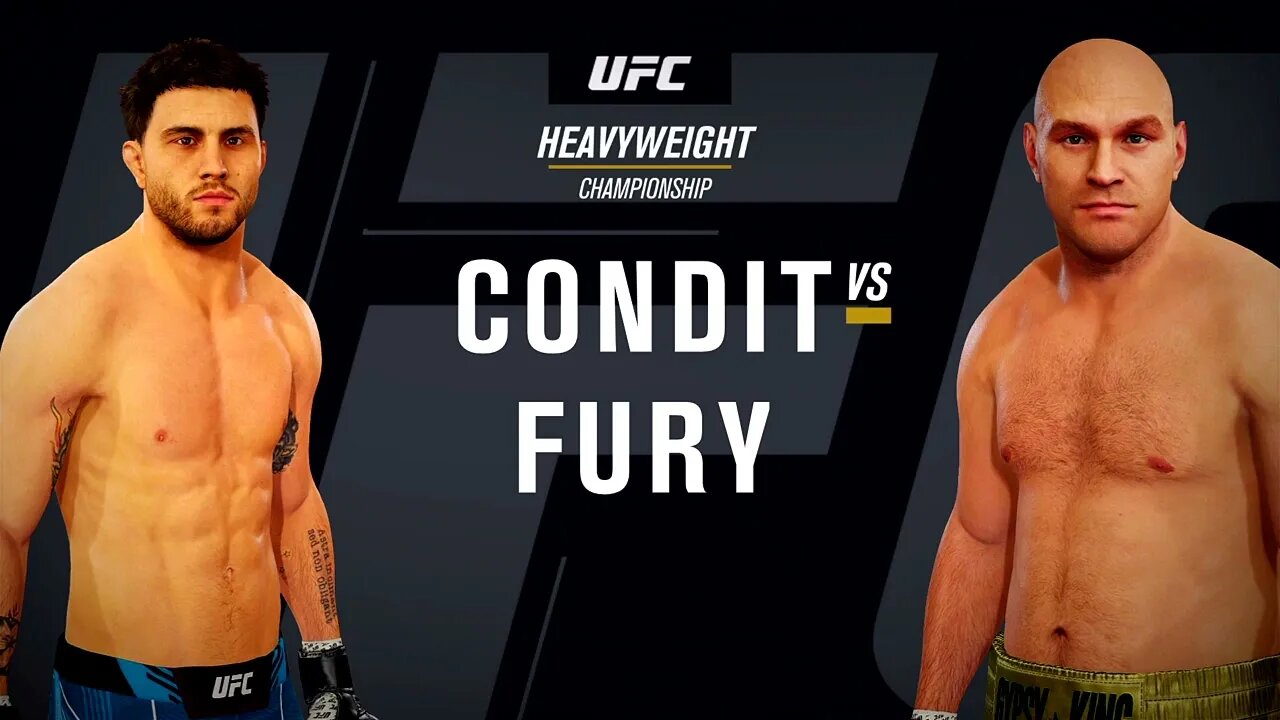 EA Sports UFC 4 Gameplay Tyson Fury vs Carlos Condit