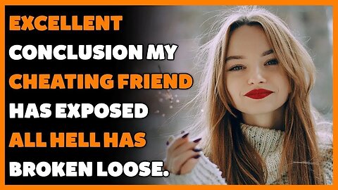 Excellent conclusion My cheating friend has been exposed, and all hell has broken loose.