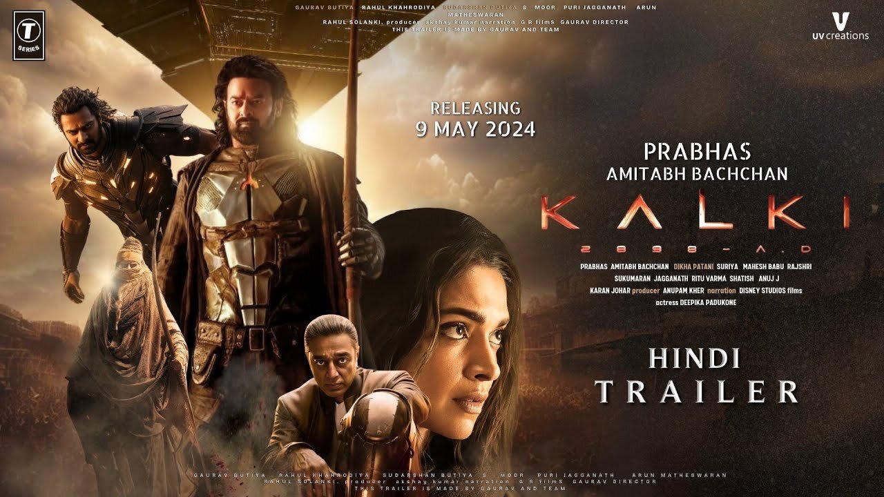 Kalki 2898 AD Trailer - Hindi | Prabhas | Amitabh Bachchan | Kamal Haasan | Deepika | Nag Ashwin