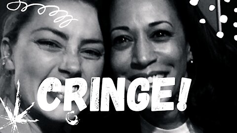 Amber Heard and Kamala Harris Cringe