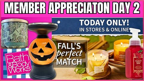 MEMBER APPRECIATION DAY 2 | $12.95 "SELECT" CANDLES | NEW SOAPS Bath & Body Works #bathandbodyworks