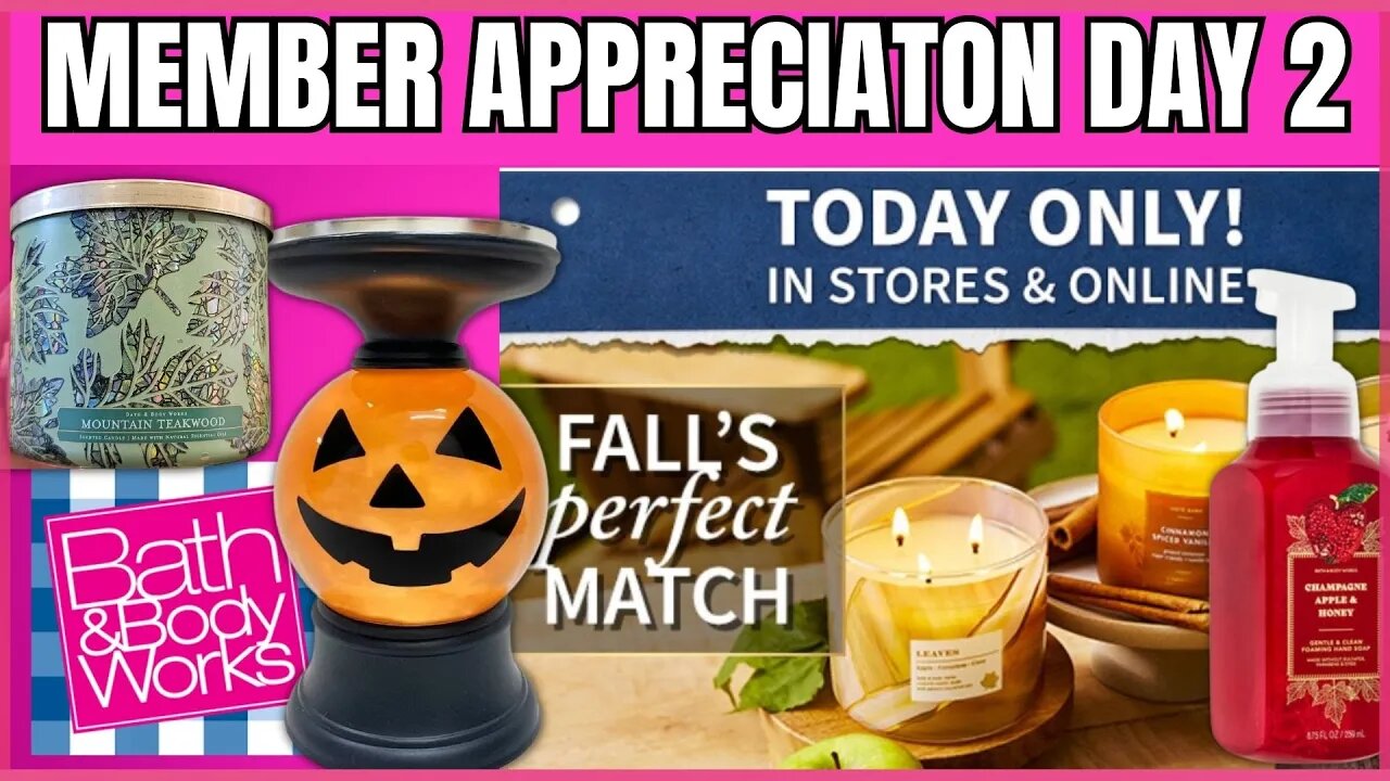 MEMBER APPRECIATION DAY 2 | $12.95 "SELECT" CANDLES | NEW SOAPS Bath & Body Works #bathandbodyworks