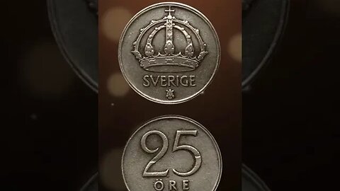 Sweden 25 Ore 1950. #shorts #viral #coinnotesz