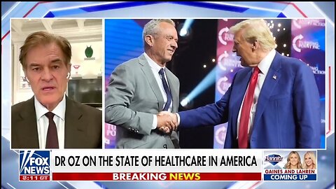Dr Oz: Healthcare System In America Is Unsustainable!