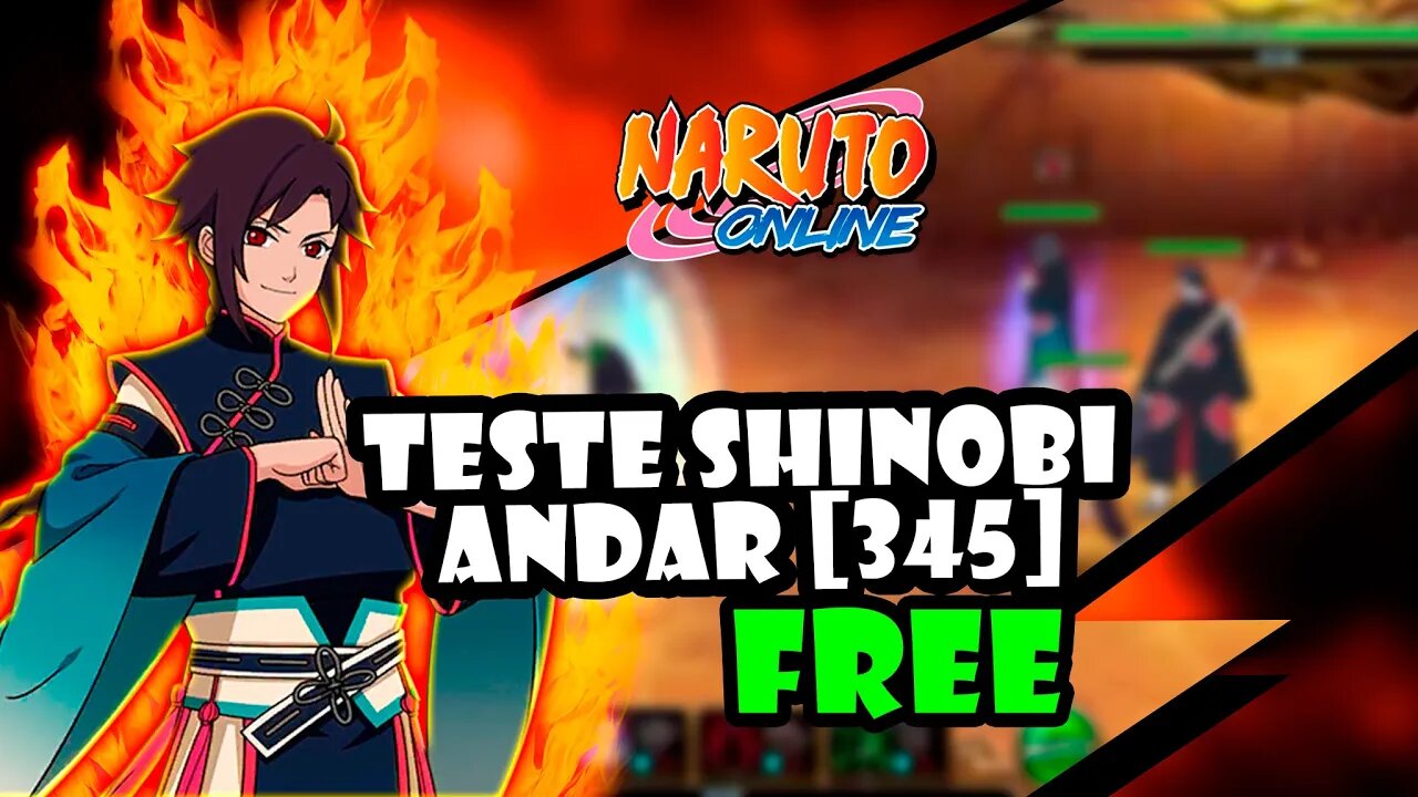 Naruto Online Teste Shinobi Andar [345] FREE #testeshinobi345 #testeshinobiandar345 #tomoyosanbruxao