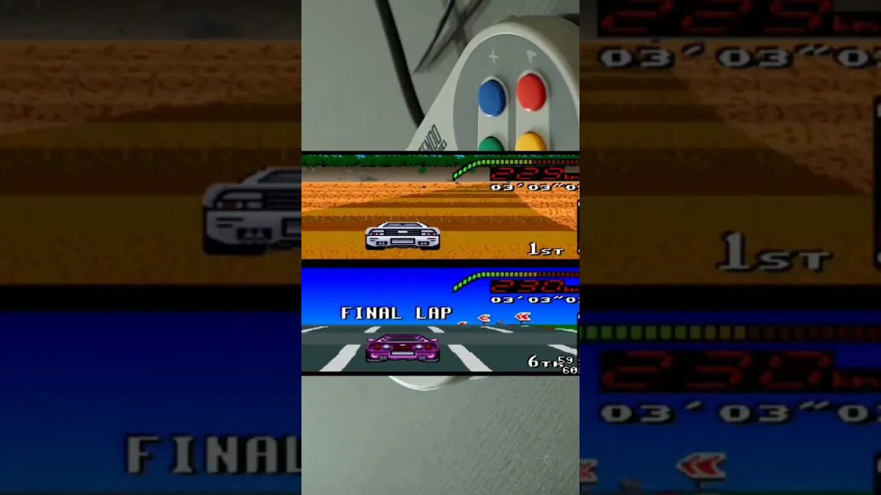 #shorts Top Gear [SNES] Final Lap