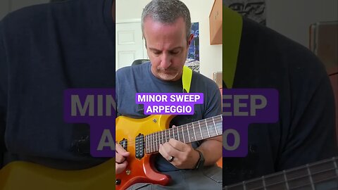 Minor sweep arpeggio! 🔥🎸🤘🏻