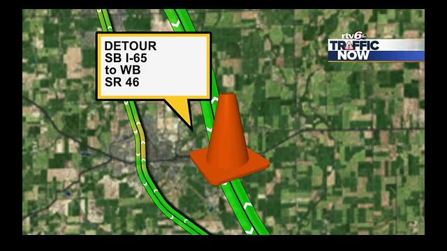 INDOT urges drivers to use alternate routes to Saturday's IU game because of I-69 construction