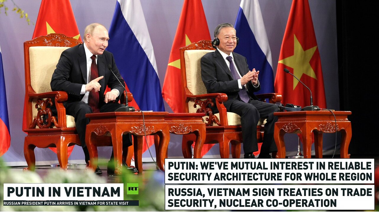 RT News - June 20 2024 (late) President Putin in Vietnam