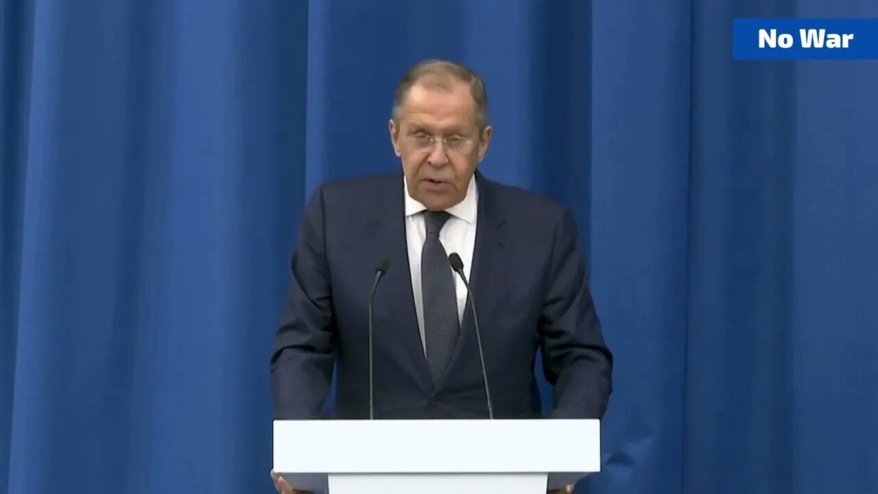 Russia had no other alternative to a special military operation! Lavrov!