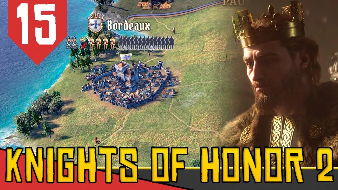 RUINAS INGLESAS - Knights of Honor 2 Sovereign Portugal #15 [ Gameplay PT-BR]