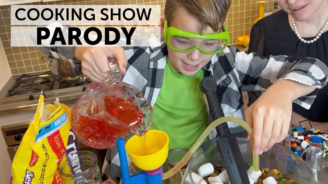 A Cooking Show parody I created for a TALENT SHOW! - comedy skit