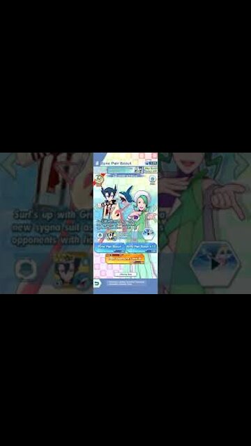 Pokémon Masters Ex: Wallace and Sygna Suit Grimsley Spotlight Scout Sync Pair