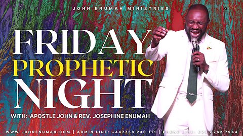 FRIDAY PROPHETIC NIGHT | LIVE In London