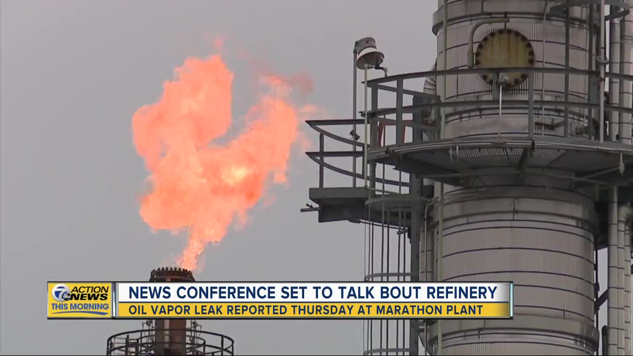 Rashida Tlaib, Detroit residents 'demanding accountability' after oil vapor leak at Marathon refinery