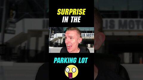 It landed in the parking lot | #Shorts #Indy500