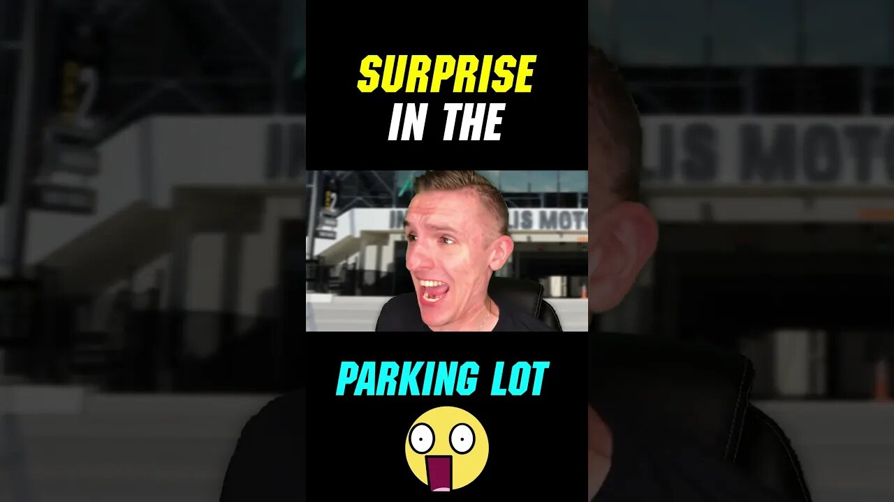 It landed in the parking lot | #Shorts #Indy500