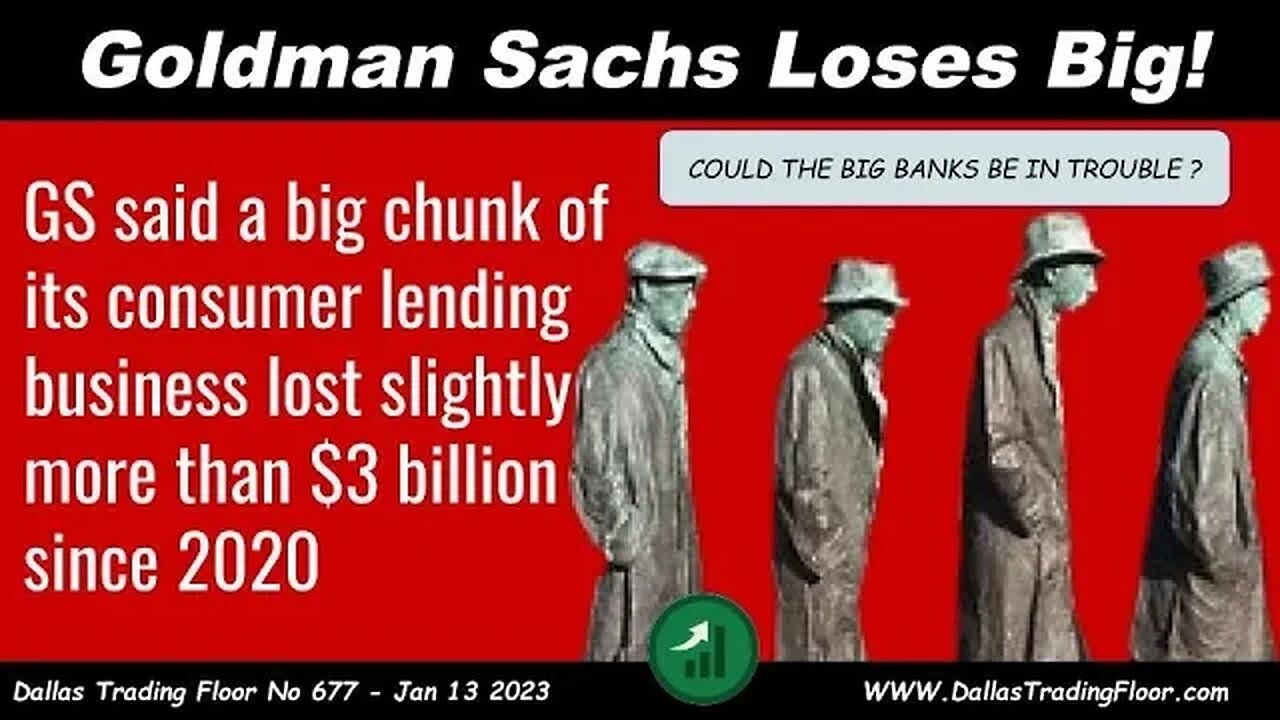 Goldman Sachs Group Inc. said its lending business lost slightly more than $3 billion since 2020