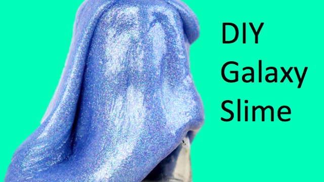 DIY Galaxy slime