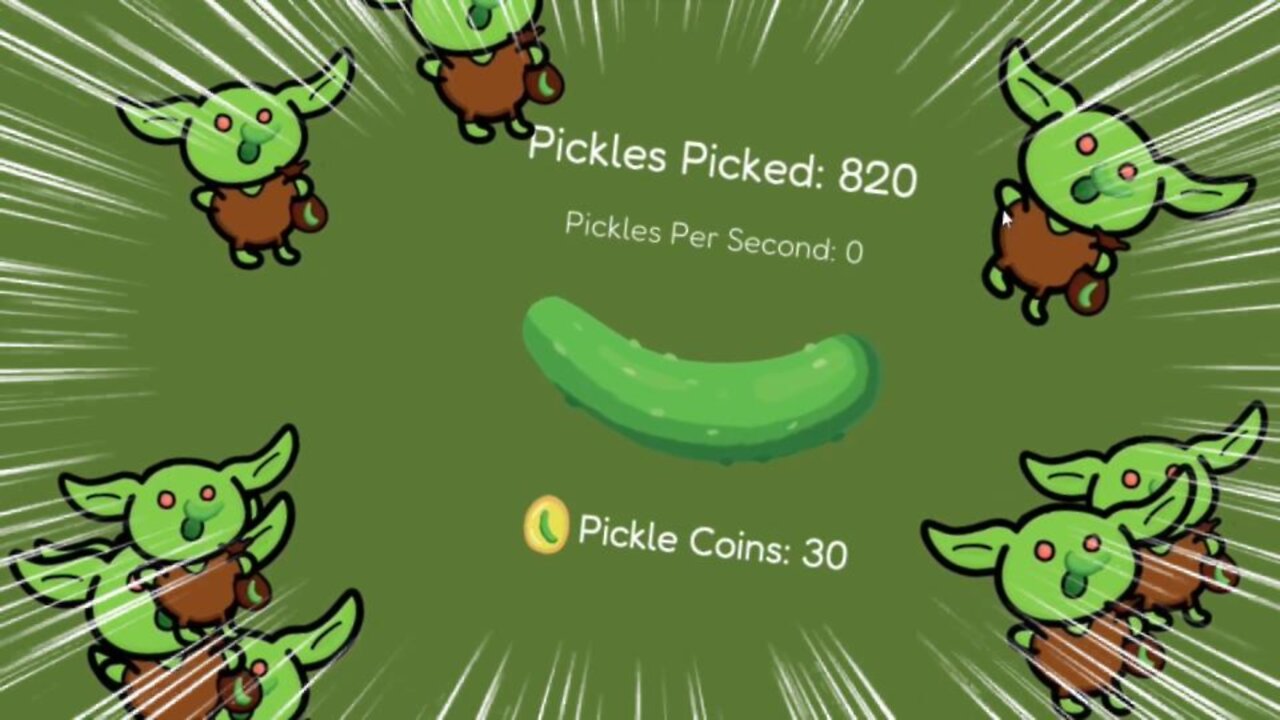 WILL I get far on Pickle Clicker!!! / Steam