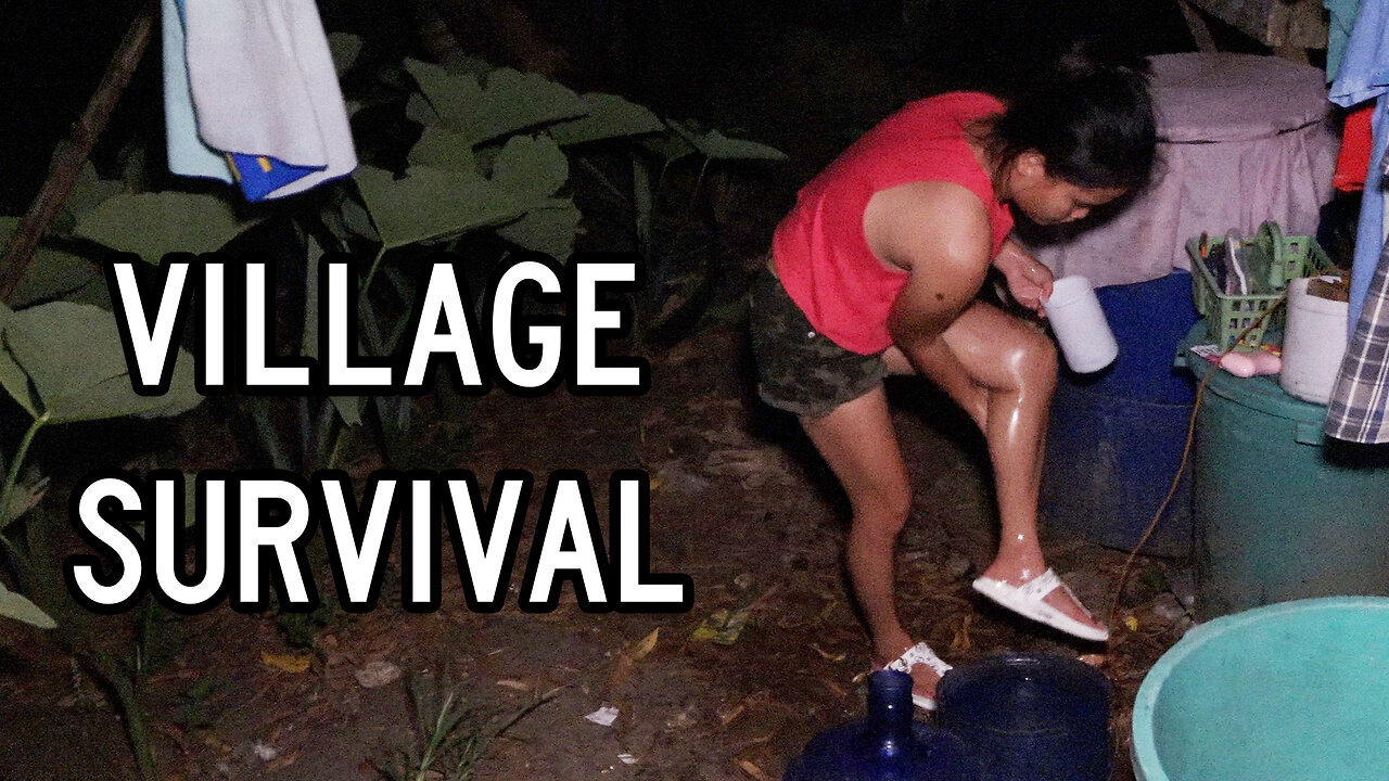 How To Shower? Philippines Village Survival Skills