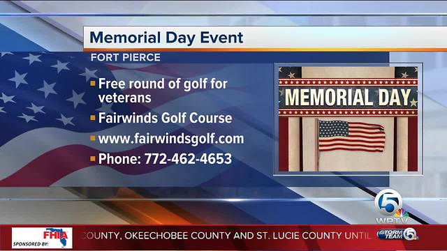 Memorial Day events scheduled in Palm Beach County, Treasure Coast