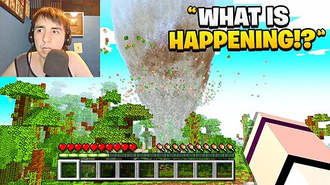 I Trolled With Tornado Mod! - Minecraft