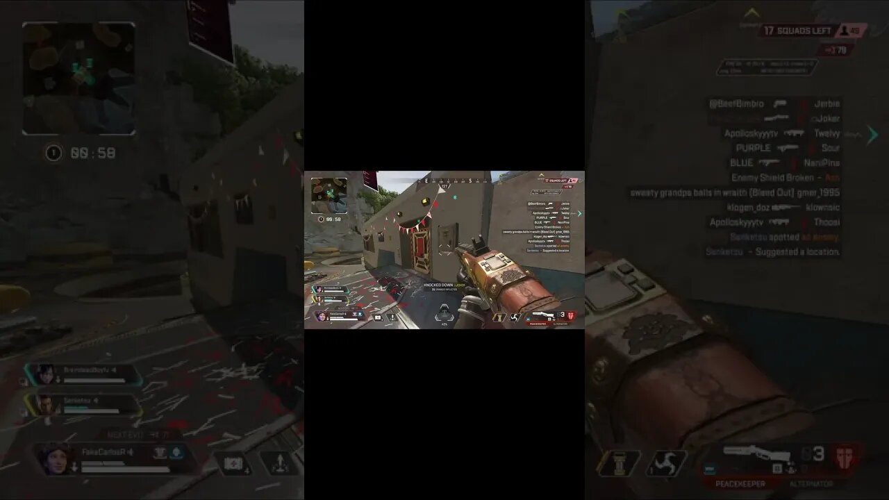 I'm just tryna keep the Peace... #shorts #shortsviral #apex #apexlegends
