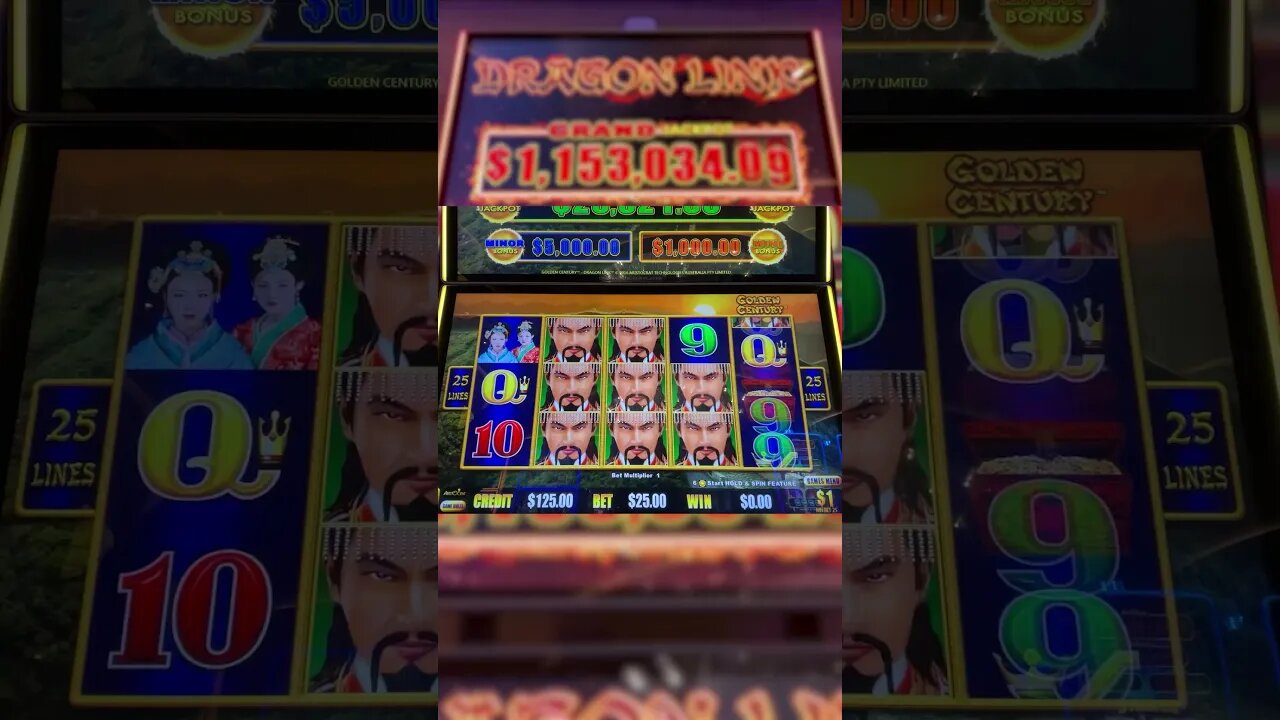 Me Vs. Button Slapper! I Win! Huge Line Hit on Dragonlink 💥 #dragonlink #slots #bigwinner