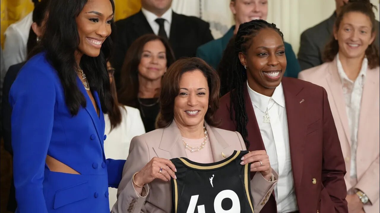 Back in the White House with the Las Vegas Aces and Kamala Harris