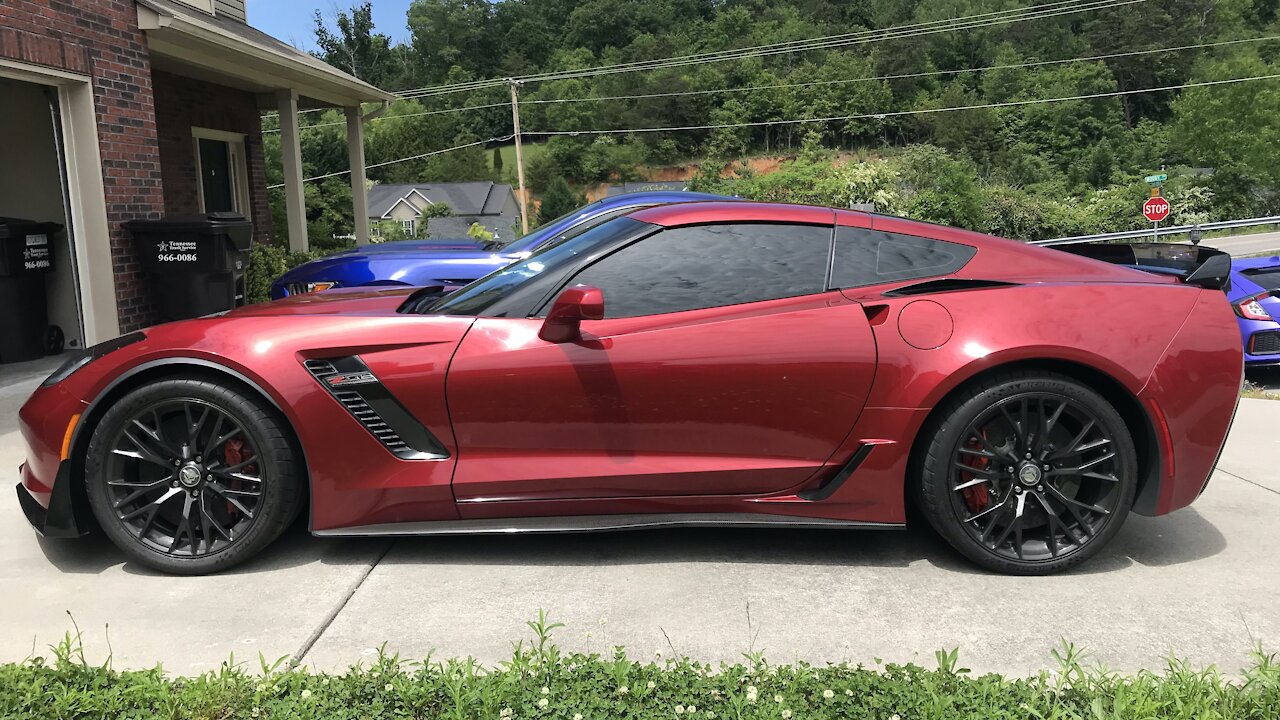 Lowering my Corvette Z06