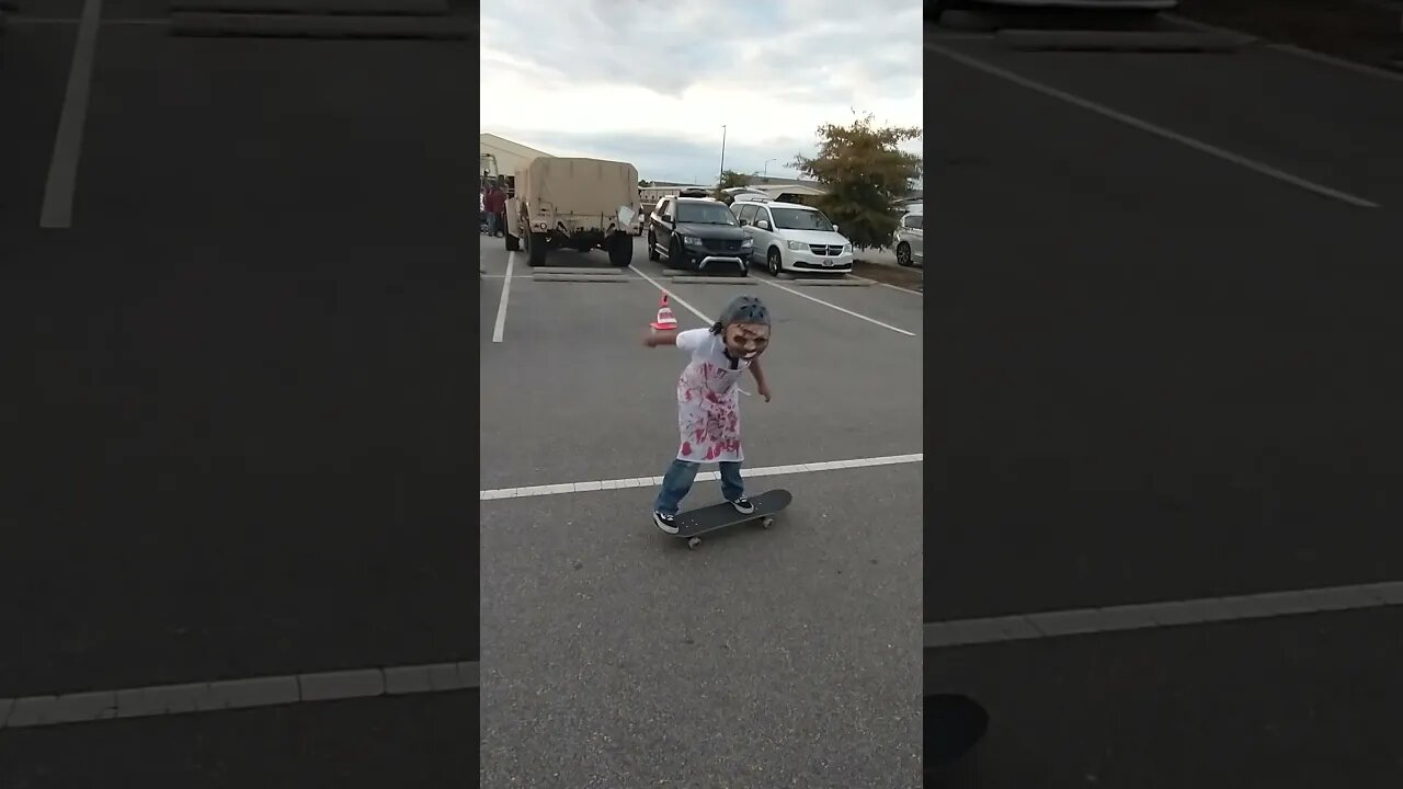 Leatherface skating