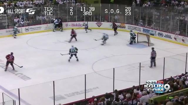 Stars defeat Roadrunners, 4-1, to even series 1-1