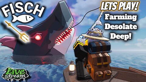 Roblox Fisch: Desolate Deep Grinding | Need Trident Rod Tips? Tune In!