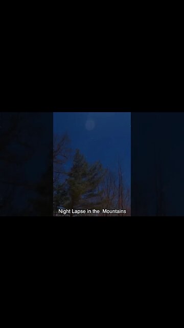 Night Lapse in the Mountains #shorts