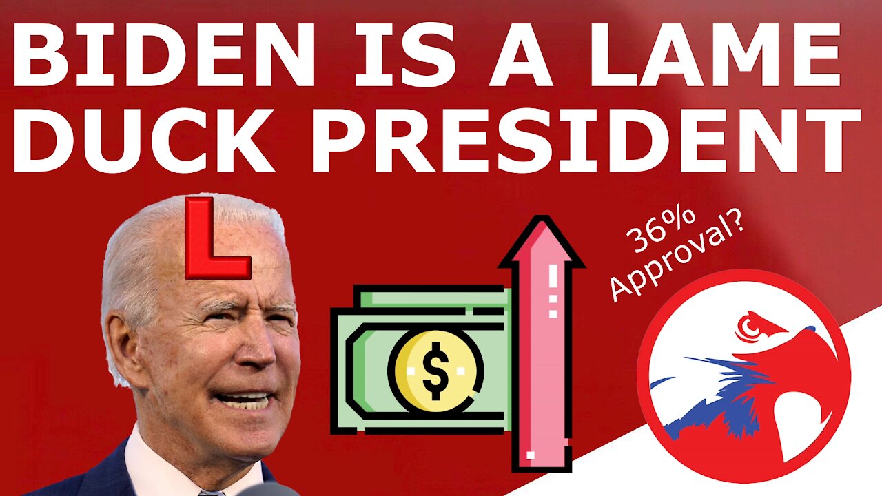 Biden Reaches LAME DUCK Status as Approval Falls, Inflation Soars