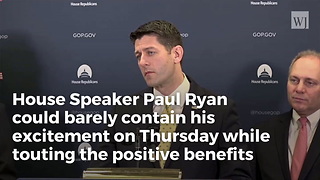 Paul Ryan Details Billions Of Tax Reform Benefits:‘This Is Just Getting Started’ (Video)2