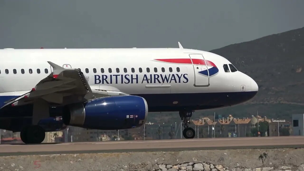 G-MIDY Taxi and Departure at Gibraltar