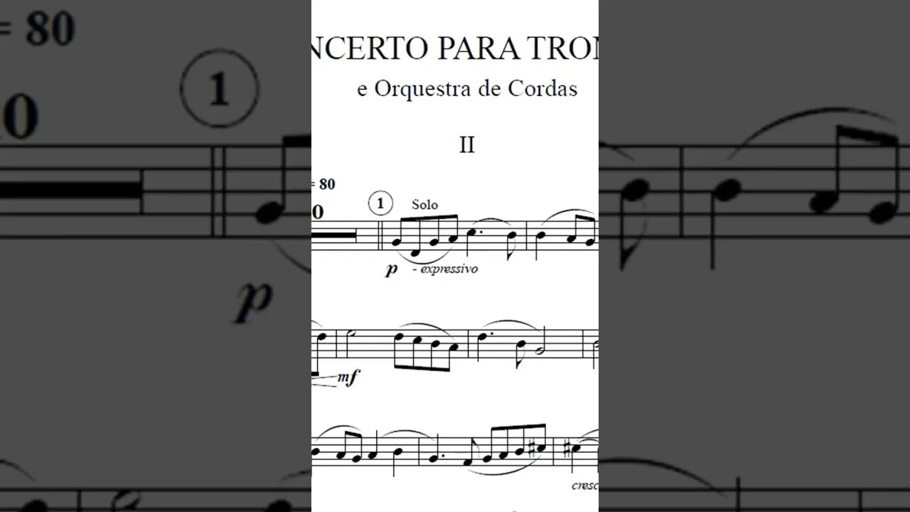 Concerto para Trompete de Alfredo Dias 2o. Movimento - por Heinz Karl Schwebel