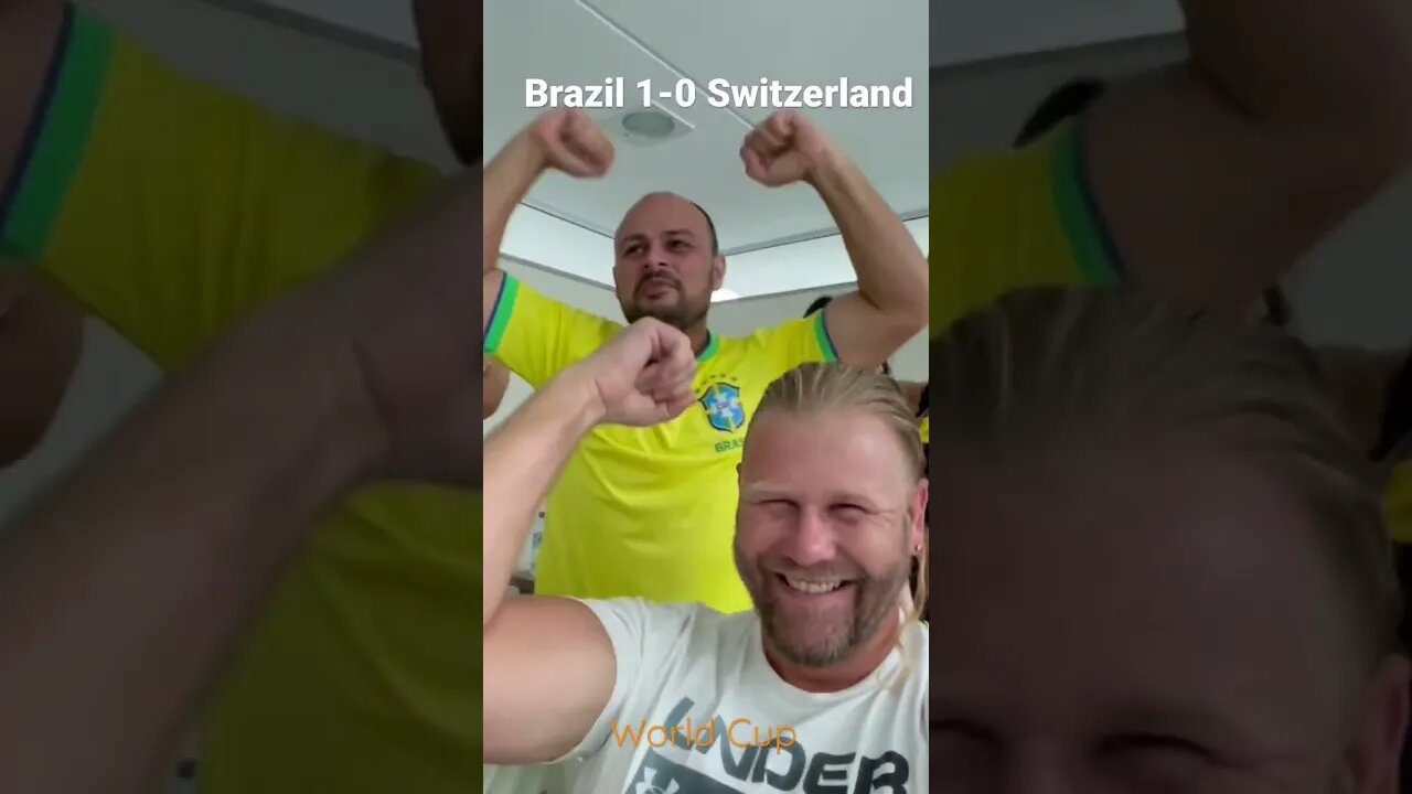 Brazil won with amazing happy faces