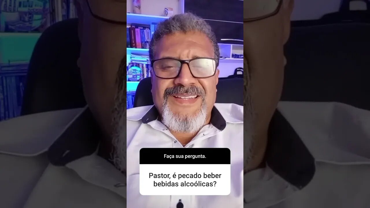 #shorts Pergunta: Pastor, é pecado beber bebidas alcoólicas?