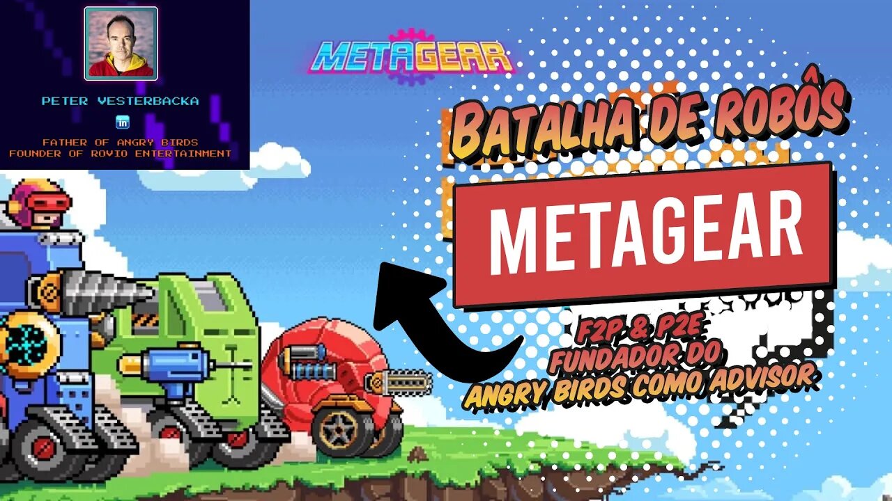 Metagear NFT de Batalha de Robôs Free to play & Play to Earn