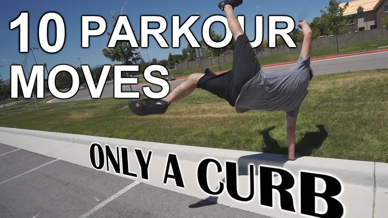 10 Parkour Moves Using Only a Curb