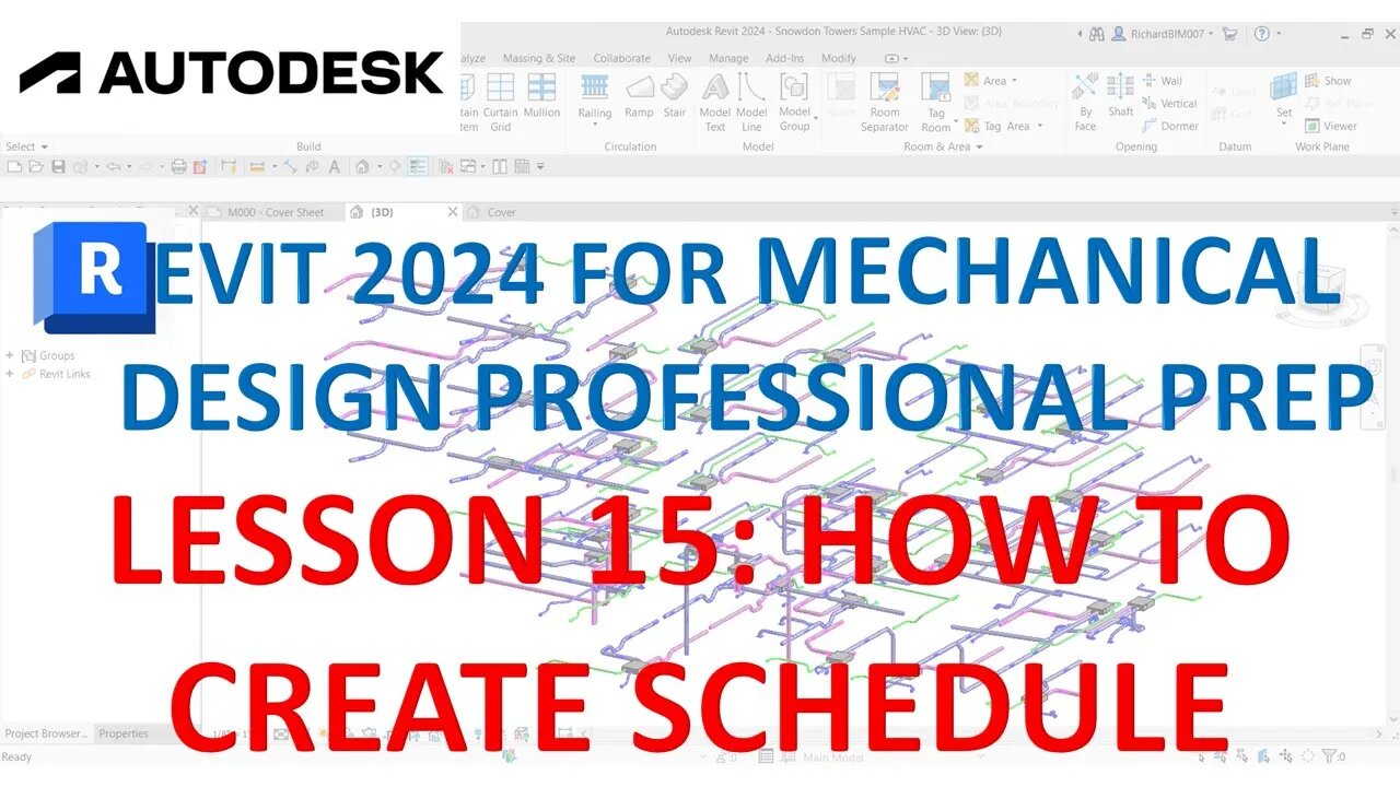 REVIT MECHANICAL DESIGN PROFESSIONAL CERTIFICATION PREP: CREATING SCHEDULE