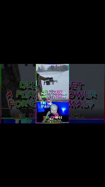 South Dakota Governor Kristi Noem Shows Off The Flamethrower She Got For Christmas #shorts