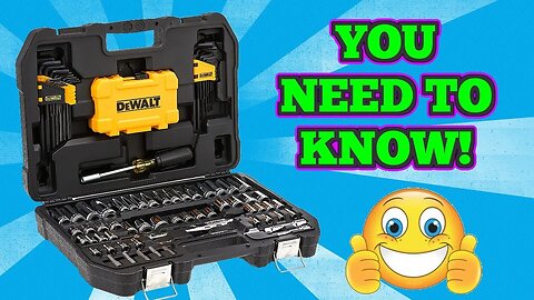 What You Need To Know About This DeWALT Mechanic Set!