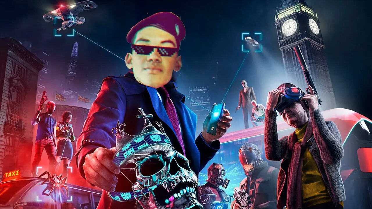 JOGANDO PELA PRIMEIRA VEZ WATCH DOGS LEGION ONLINE!!