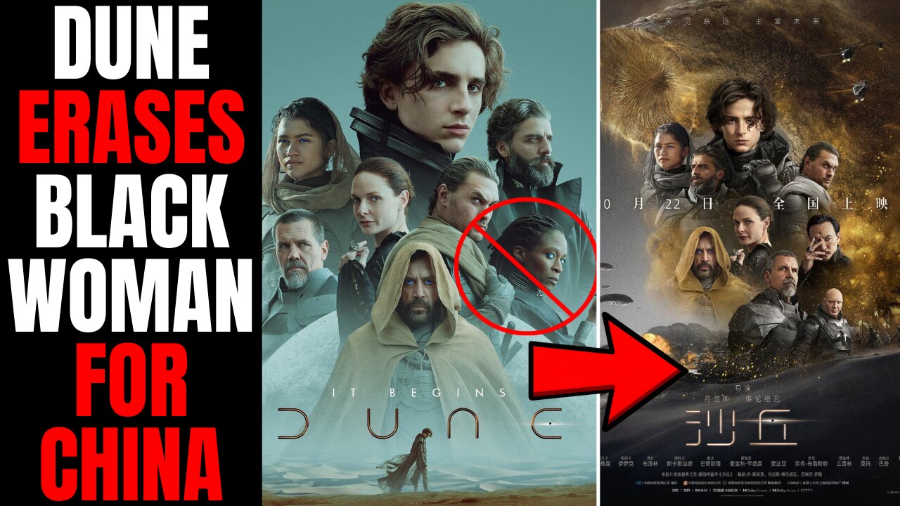 Warner Bros ERASES Black Woman From DUNE Poster For China Release | Disney Star Wars All Over Again!