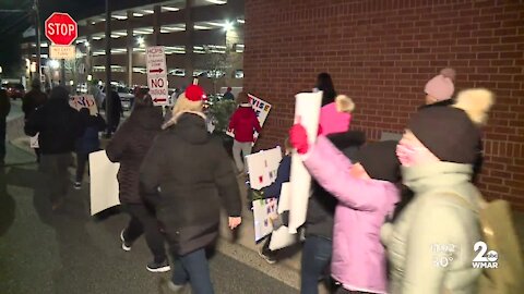 Parents, students call on Harford County Public Schools to reopen schools